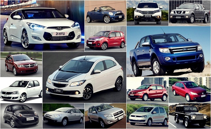 Montagem/R7 Logo nos primeiros dias de janeiro aconteceu o primeiro recall de 2013. A General Motors convocou o novato Chevrolet Onix, por causa de um problema verific...